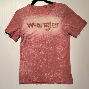Wrangler Dusty Rose Splatter Tee